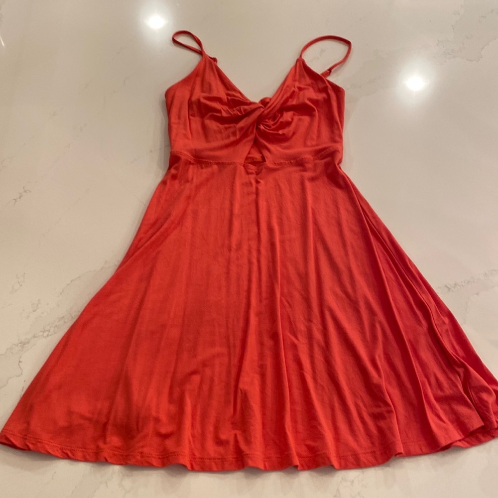 Garage cotton sundress with cut out